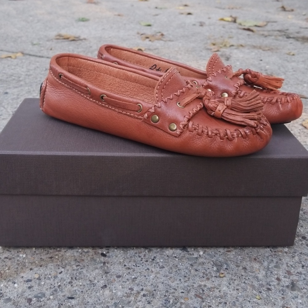 Patricia Nash shoes, autographed by Patricia Nash